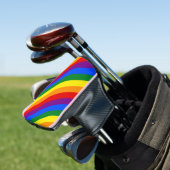 Rainbow Pride Equal Rights Diversity Inklusion Golf Headcover (In Situ)