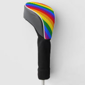 Rainbow Pride Equal Rights Diversity Inklusion Golf Headcover (angewinkelt)