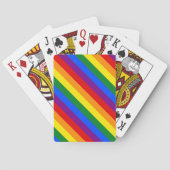 Rainbow Pride Equal Rights Diversity Inklusion Spielkarten (Rückseite)