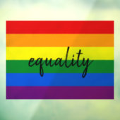 Rainbow Pride Fensteraufkleber (Blatt 3)