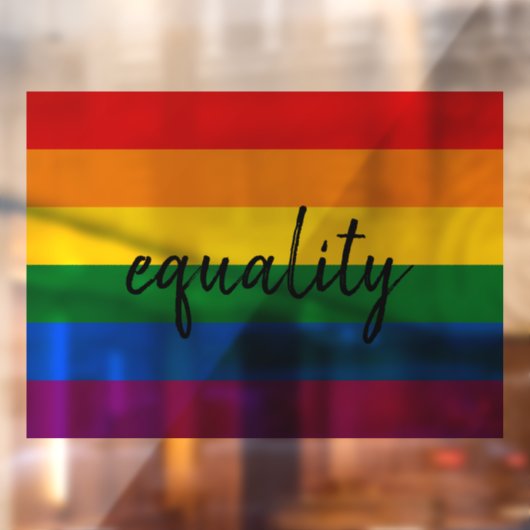 Rainbow Pride Fensteraufkleber (Blatt 2)