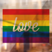 Rainbow Pride Fensteraufkleber (Blatt 2)