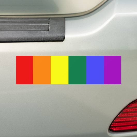 Rainbow Pride Flag Autoaufkleber (Auf Auto)