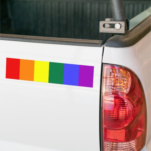 Rainbow Pride Flag Autoaufkleber (Auf Lkw)