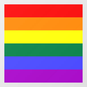 Rainbow-Pride-Flag Fensteraufkleber
