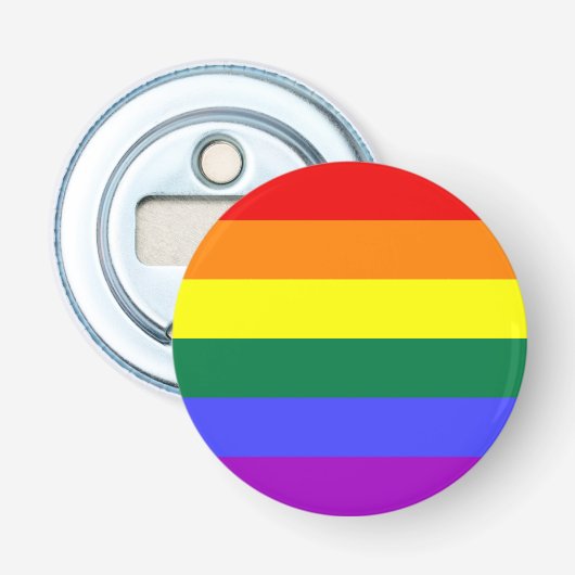 Rainbow-Pride-Flag Flaschenöffner (Vorderseite)