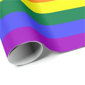 Rainbow-Pride-Flag Geschenkpapier (Rolleneckpunkt)