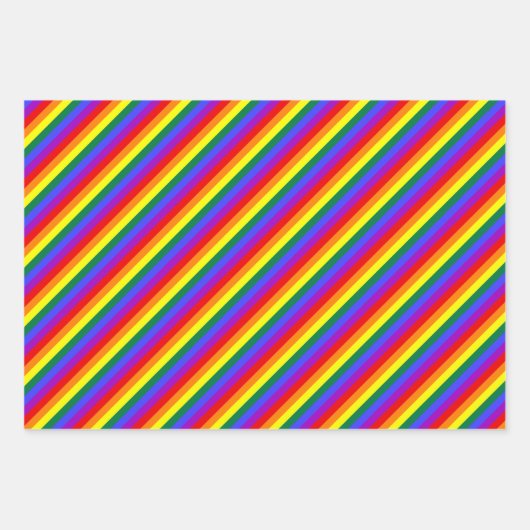 Rainbow-Pride-Flag Geschenkpapier Set (Vorderseite 3)