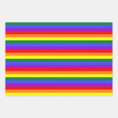 Rainbow-Pride-Flag Geschenkpapier Set (Vorderseite)