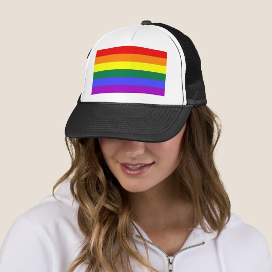 Rainbow Pride Flag Hat Truckerkappe (Beispiel)