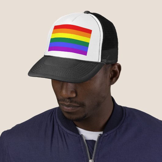 Rainbow Pride Flag Hat Truckerkappe (Beispiel)