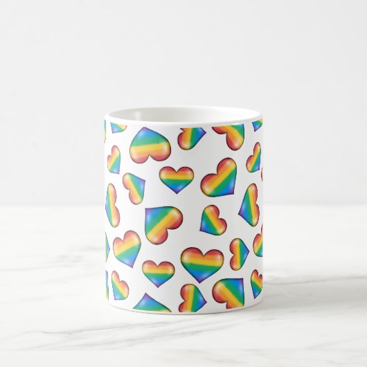 Rainbow Pride Flag Hörer Kaffee Tasse (Mittel)