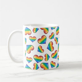Rainbow Pride Flag Hörer Kaffee Tasse