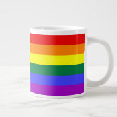 Rainbow Pride Flag Jumbo-Tasse (Rechts)