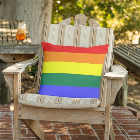 Rainbow-Pride-Flag Kissen (Stuhl )