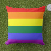 Rainbow-Pride-Flag Kissen (Gras)