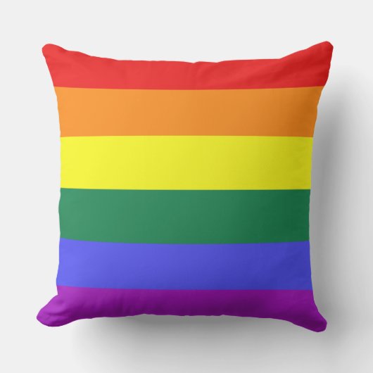Rainbow-Pride-Flag Kissen (Vorderseite)