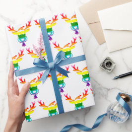 Rainbow Pride Flag LGBTQ Weihnachten Geschenkpapier