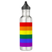 Rainbow Pride Flag Liberty Flasche Trinkflasche (Rechts)