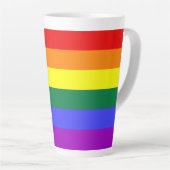 Rainbow-Pride-Flag Milchtasse (Rechte Ecke)