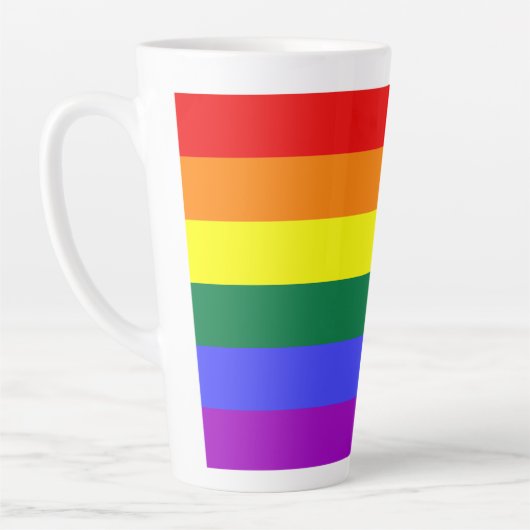 Rainbow-Pride-Flag Milchtasse (Links)