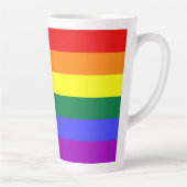 Rainbow-Pride-Flag Milchtasse (Rechts)