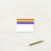 Rainbow-Pride-Flag Post-it Klebezettel (Auf Schreibtisch)