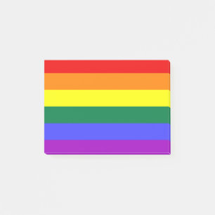Rainbow-Pride-Flag Post-it Klebezettel