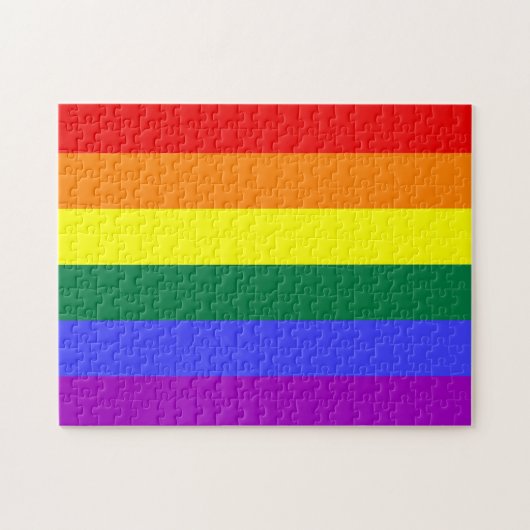 Rainbow Pride Flag Puzzle (Horizontal)