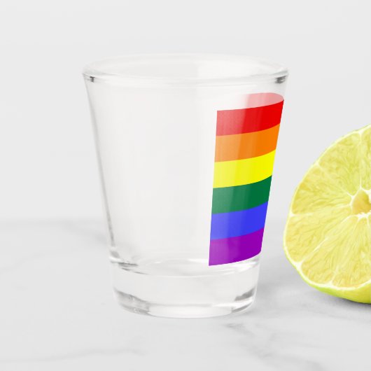 Rainbow-Pride-Flag Schnapsglas (Links)