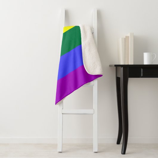 Rainbow-Pride-Flag Sherpadecke (Beispiel)
