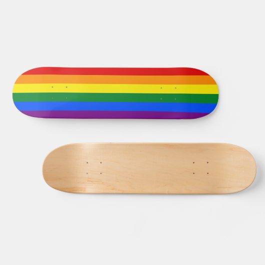 Rainbow Pride Flag Skateboard (Horizontal)