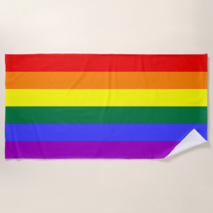 Rainbow-Pride-Flag Strandtuch