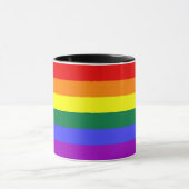 Rainbow Pride Flag Tasse (Zentrum)