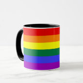 Rainbow Pride Flag Tasse (Vorderseite Links)