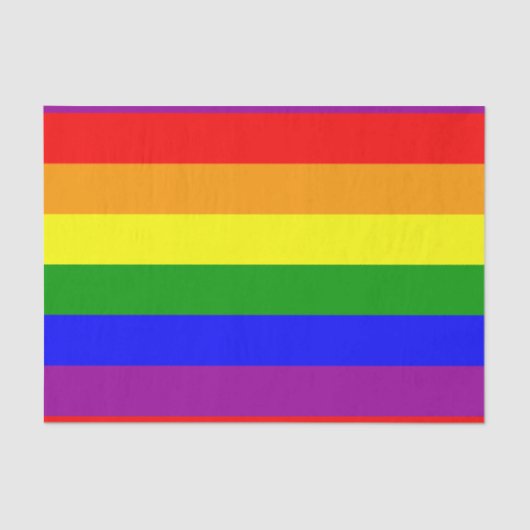 Rainbow-Pride-Flag-Tissue Seidenpapier (Vorderseite)