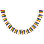 Rainbow-Pride-Flag Wimpelkette (Alle)