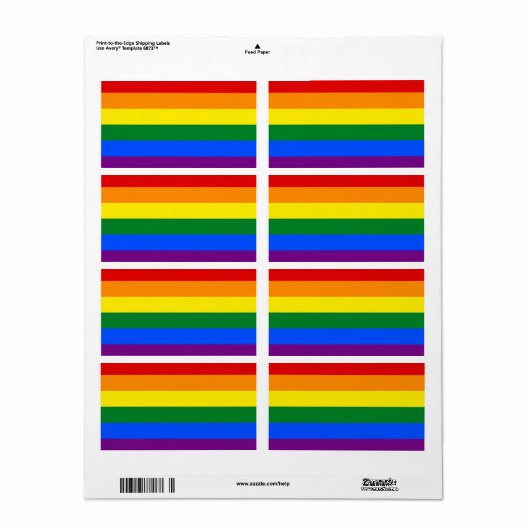 Rainbow-Pride-Flagge (Vorne)