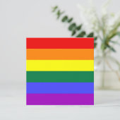 Rainbow-Pride-Flagge (Stehend Vorderseite)