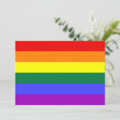 Rainbow-Pride-Flagge (Stehend Vorderseite)