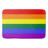 Rainbow-Pride-Flagge Badematte (Vorderseite)