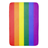 Rainbow-Pride-Flagge Badematte (Vorderseite Vertikal)