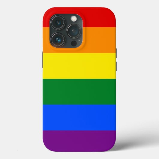Rainbow-Pride-Flagge Case-Mate iPhone Hülle (Rückseite)