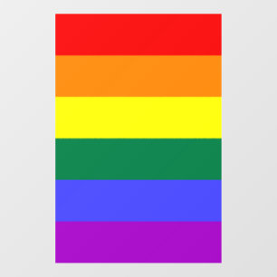 Rainbow-Pride-Flagge Fensteraufkleber