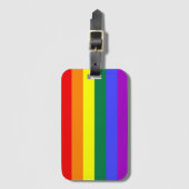 Rainbow-Pride-Flagge Gepäckanhänger (Vorderseite Vertikal)