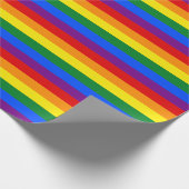 Rainbow-Pride-Flagge Geschenkpapier (Ecke)