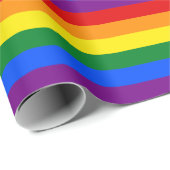 Rainbow-Pride-Flagge Geschenkpapier (Rolleneckpunkt)