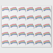 Rainbow-Pride-Flagge Geschenkpapier (Flach)