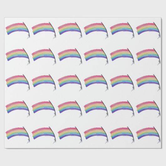 Rainbow-Pride-Flagge Geschenkpapier (Flach)