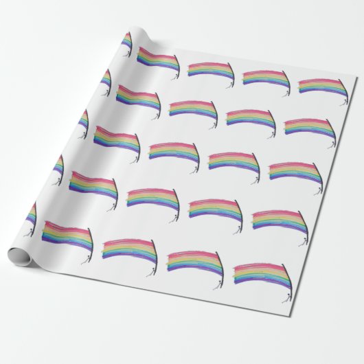 Rainbow-Pride-Flagge Geschenkpapier (Ungerollt)
